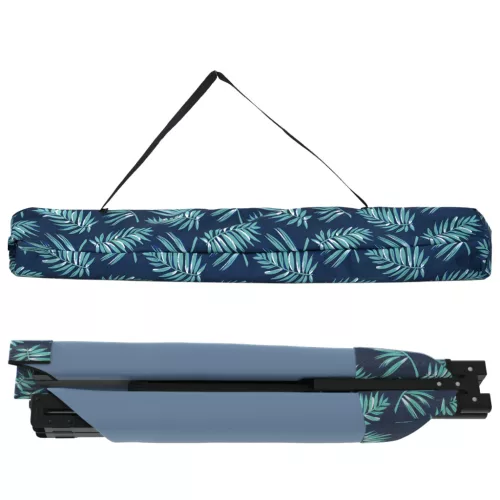  Összecsukható napágy hordtáskával Levél minta 600D Oxford szövet