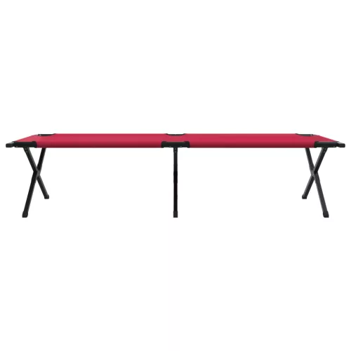  Összecsukható Napágy Hordtáskával Piros 600D Oxford Szövet