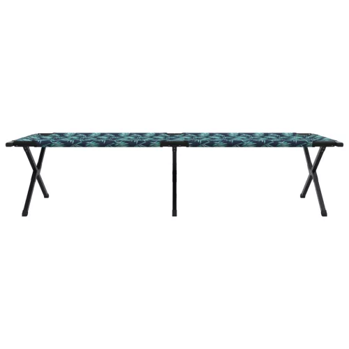  Összecsukható napozóágy hordtáskában, levél mintás, 600D Oxford szövet