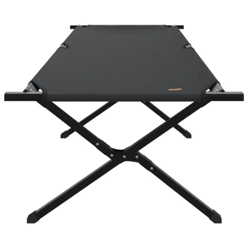  Összecsukható napozóágyak 2 db hordtáskával fekete 600D Oxford szövet