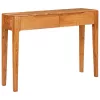  Konzolasztal fiókkal Barna 110 x 30 x 80 cm tömör akácfa