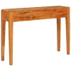  Konzolasztal fiókkal Barna 110 x 30 x 80 cm tömör akácfa