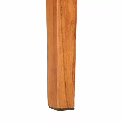  Konzolasztal fiókkal Barna 110 x 30 x 80 cm tömör akácfa
