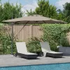  Cantilever Roma Napernyő LED-fénnyel - Taupe (286 x 285 x 270 cm) - Alumínium