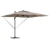  Cantilever Roma Napernyő LED-fénnyel - Taupe (286 x 285 x 270 cm) - Alumínium