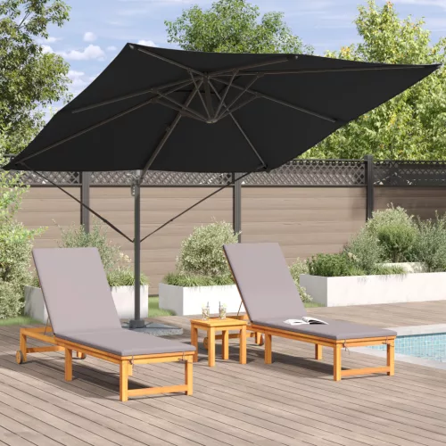  Konzolos Roma Parasol Fekete 286x285x265 cm Alumínium