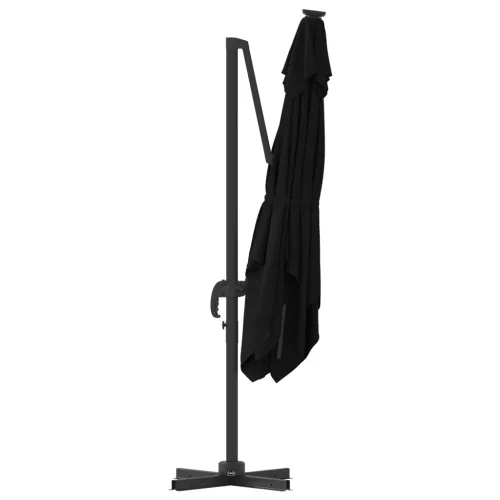 Konzolos Roma Parasol Fekete 286x285x265 cm Alumínium