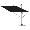  Konzolos Roma Parasol Fekete 286x285x265 cm Alumínium