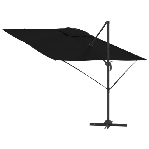  Konzolos Roma Parasol Fekete 286x285x265 cm Alumínium