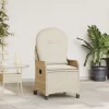  Fotel párnával Bézs Poli Rattan