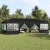  Parti Sátor 12 Oldalfallal Antracit 8x4 m PE