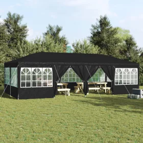  Parti Sátor 12 Oldalfallal Antracit 8x4 m PE