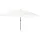  Kerti Ernyő ø395x245 cm Homokfehér