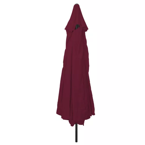  Kerti Napernyő 395 cm átmérőjű, 245 cm magas, Burgundi vörös