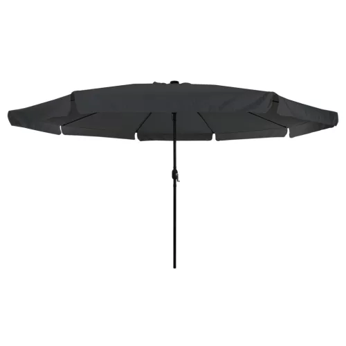  Kültéri Napernyő LED Fényekkel ø395x245 cm Antracit