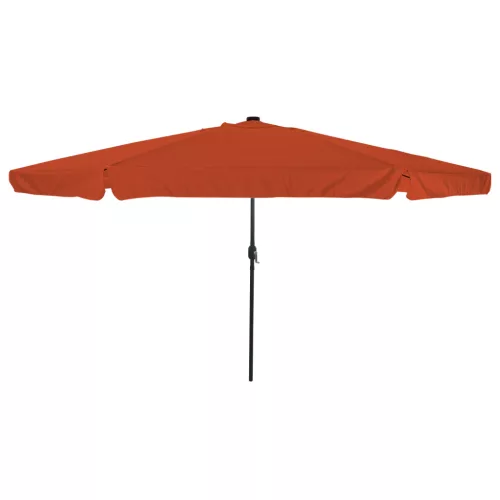  Kert Napernyő LED villanyokkal ø395x245 cm Terrakotta