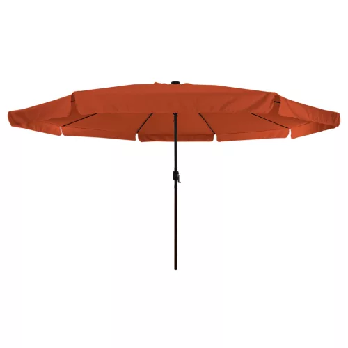  Kert Napernyő LED villanyokkal ø395x245 cm Terrakotta