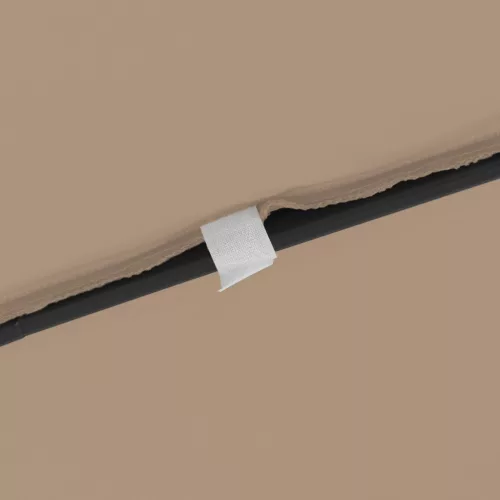  Négyzet Alakú Kerti Napernyő 295x245 cm Taupe