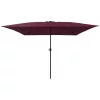 Négyzetes Kerttél 295x245 cm Bordeaux Piros