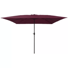  Négyzetes Kerttél 295x245 cm Bordeaux Piros