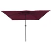  Négyzetes Kerttél 295x245 cm Bordeaux Piros
