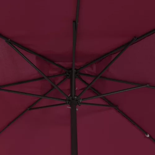  Négyzetes Kerttél 295x245 cm Bordeaux Piros