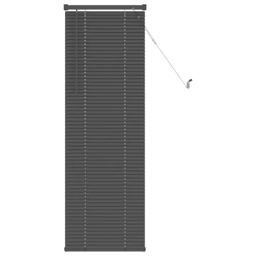  Zsaluzia Állítható Ezüst Szürke 150 x 40 cm PVC