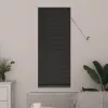 Zsaluzia Állítható Ezüst Szürke 150 x 40 cm PVC