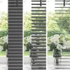  Zsaluzia Állítható Ezüst Szürke 150 x 40 cm PVC