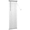  Zsaluzia Állítható Ezüst Szürke 150 x 40 cm PVC