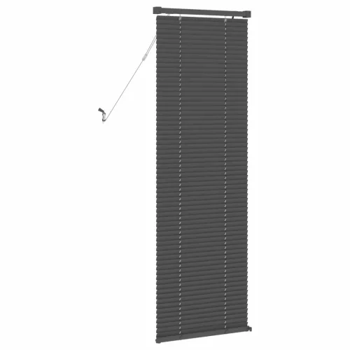  Zsaluzia Állítható Ezüst Szürke 150 x 40 cm PVC