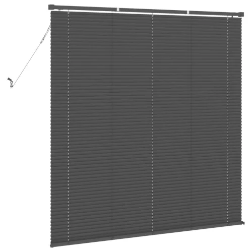  Zsaluzia Állítható Ezüst Szürke 150 x 150 cm PVC
