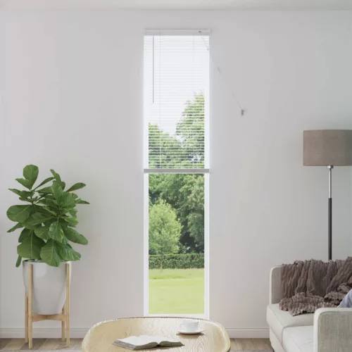  Zsaluzia Állítható Fehér 213 x 60 cm PVC