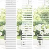  Zsaluzia Állítható Fehér 213 x 60 cm PVC