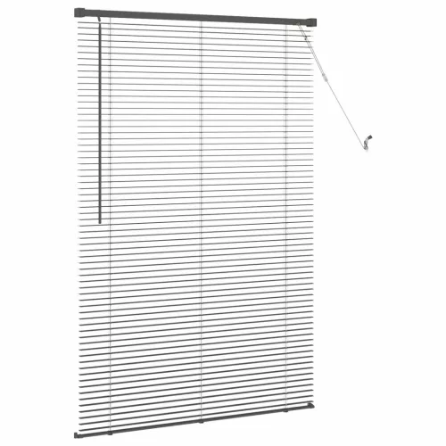  Zsaluzia Állítható Fekete 150 x 90 cm PVC