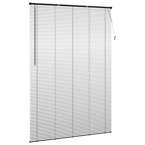  Zsaluzia Állítható Fekete 213 x 160 cm PVC
