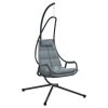  Függő szék állvánnyal és párnával Antracit acél