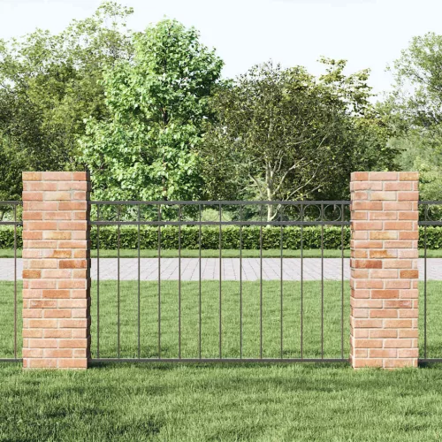  Kerítéselem ASSEN Szürke 170 x 100 cm Acél