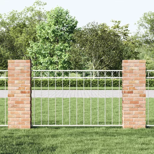  Kerítéselem Assen Fehér 170 x 100 cm Acél