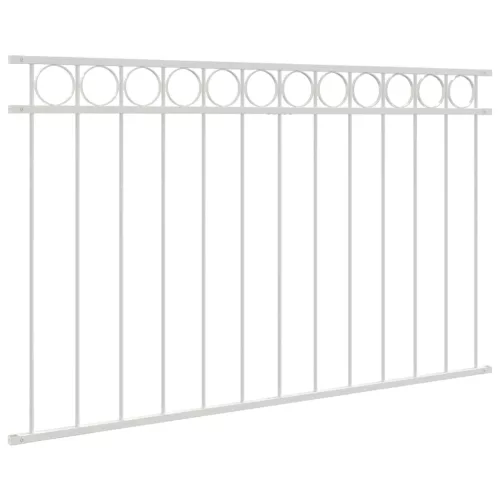  Kerítéselem Assen Fehér 170 x 100 cm Acél