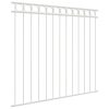  Fehér Kerítéspanel 1,7x1,2 m Acél