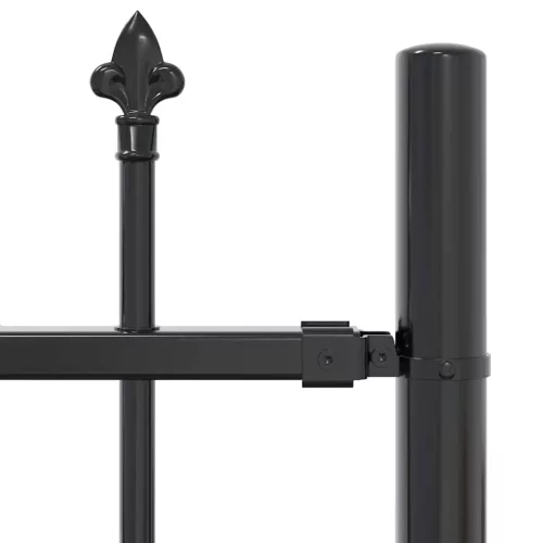  Kerti Kerítés Szürke 165 cm Porszórt Acél