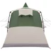  Teepee sátor tetővel tárolóval Zöld 720 x 465 x 295 cm