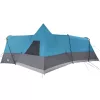  Teepee sátor tetővel tárolóval Kék 720 x 465 x 295 cm