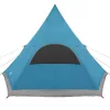 Teepee sátor tetővel tárolóval Kék 545 x 450 x 295 cm