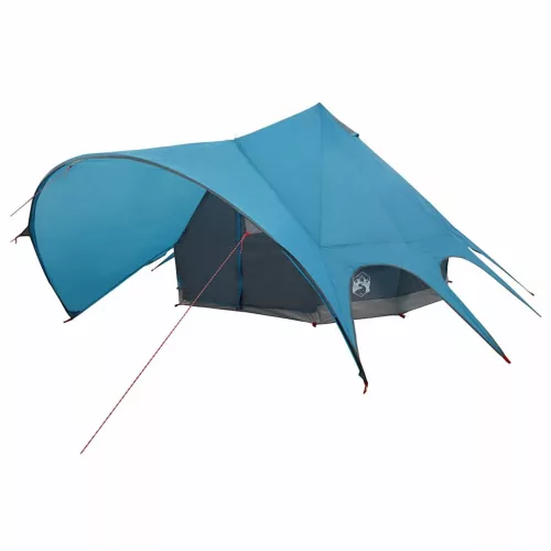  Teepee sátor tetővel tárolóval Kék és Szürke 600 x 600 x 347 cm