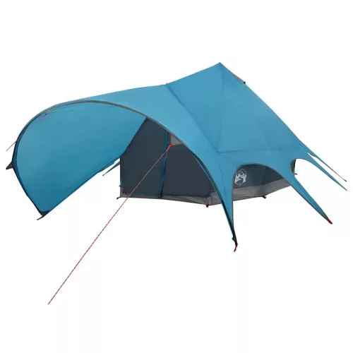  Teepee sátor tetővel tárolóval Kék és Szürke 600 x 600 x 347 cm