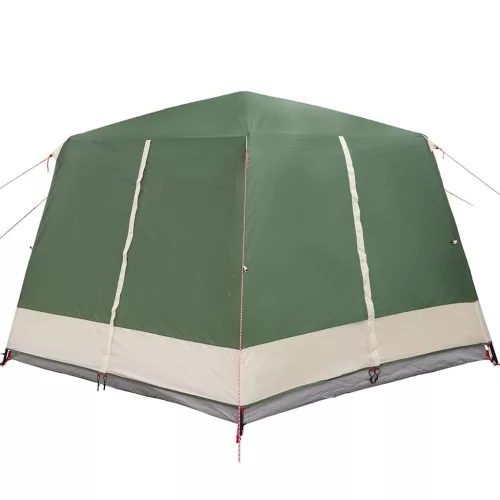  Kabin sátor tetővel tárolóval Zöld 400 x 350 x 212 cm