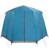  Kabin sátor tetővel tárolóval Kék és Szürke 320 x 320 x 203 cm