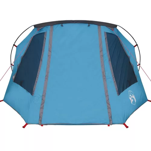  Alagút sátor tetővel tárolóval Kék és Szürke 328 x 228 x 115 cm